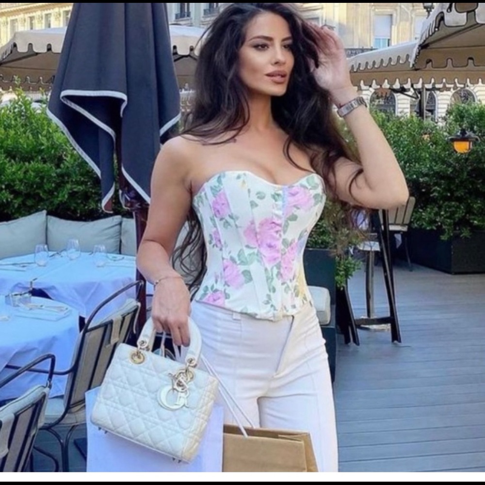 Zara floral corset - Picture 1 of 4